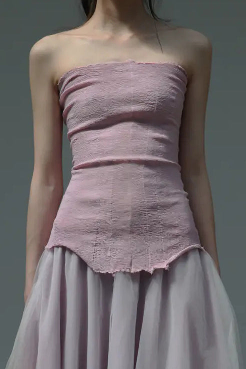 Marc Le Bihan Classic Stretch Bandeau 26915 Series 10m Silk Shrinkage France MLB-26915-FEN Pink